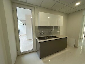 Kitchen in 3 BHK Apartment at Motia Blue Ridge, Dhakoli – for Sale