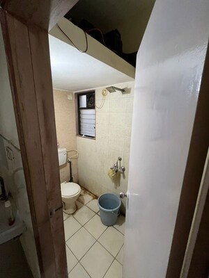 Bathroom in 3 BHK Apartment at Manav Silver Twin Decks, Wakad – for Rent