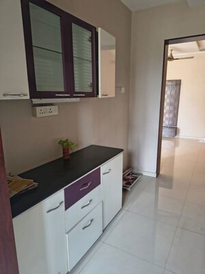 Kitchen in 1 BHK Apartment at Vijay Orovia, Ghodbunder Road – for Rent