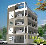 3 BHK + Pooja Room,Servant Room,Study Room,Extra Room 1654 Sq.Ft. Apartment in Thyagaraya Nagar