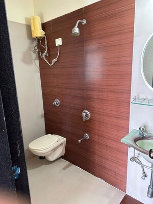 Bathroom in 1 BHK Apartment at Shubham Atlantis, Kopar Khairane – for Sale