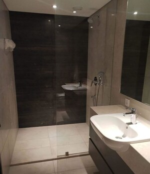 Bathroom in 3.5 BHK Apartment at Panchshil Towers, Kharadi – for Sale
