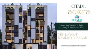 Floor Plan in 3 BHK Apartment at Ramamurthy Nagar – for Sale