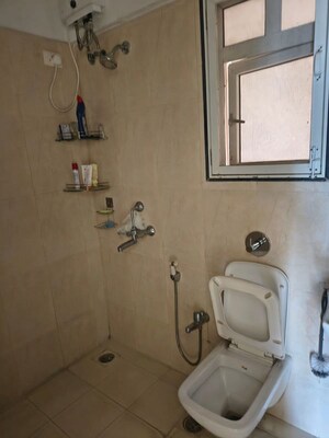 Bathroom in 2 BHK Apartment at Puranik Tokyo Bay Phase 3A, Kasarvadavali – for Rent