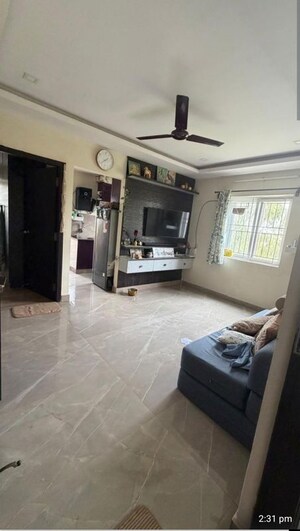 Living Room in 1 BHK Apartment at Munnekollal – for Rent