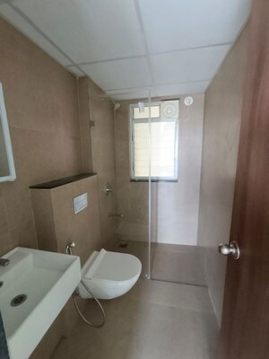 Bathroom in 2 BHK Apartment at Runwal The Central Park, Chinchwad – for Rent
