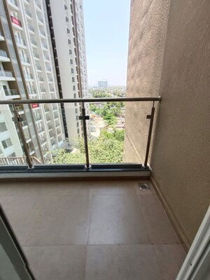Balcony in 2 BHK Apartment at Runwal The Central Park, Chinchwad – for Rent