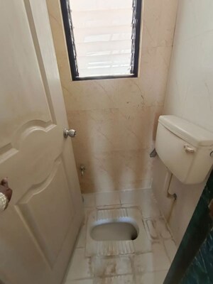 Bathroom in 2 BHK Apartment at Gopiram Radhey Heights, Ravet – for Rent