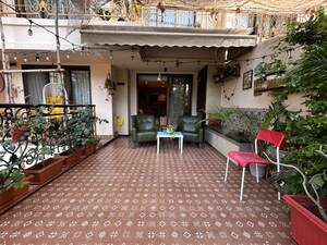 Terrace in 3 BHK Apartment at Lake Home, Powai – for Rent
