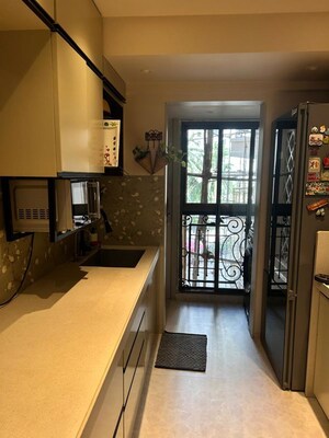 Living Room in 3 BHK Apartment at Lake Home, Powai – for Rent