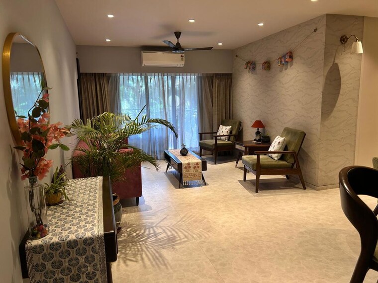Living Room, lake-home 3 Bedroom 1500 Sq.Ft. Apartment In Powai Mumbai 10353533