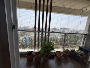 Balcony in 3 BHK Apartment at Shriram Blue, Kr Puram – for Rent