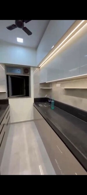 Kitchen in 1 BHK Apartment at Sheth Irene, Malad West – for Rent
