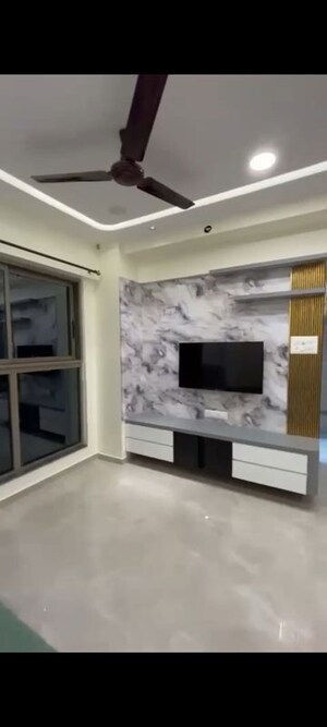 Living Room in 1 BHK Apartment at Sheth Irene, Malad West – for Rent