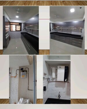 Kitchen in 2 BHK Apartment at Chandak Stella, Goregaon West – for Rent