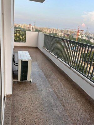 Balcony in 3.5 BHK Apartment at Sector 52 – for Rent