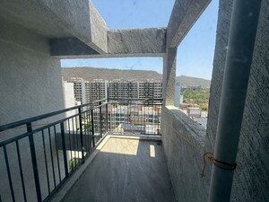 Balcony in 2 BHK Apartment at Rama Fusion Towers, Hinjewadi – for Rent