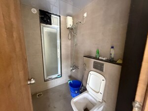 Bathroom in 2 BHK Apartment at Rama Fusion Towers, Hinjewadi – for Rent