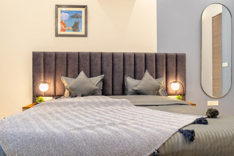 Bedroom, medi city 1 Bedroom 760 Sq.Ft. Builder Floor In Medi City Gurgaon 10353632