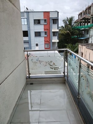 Balcony in 1 BHK Apartment at Wadgaon Sheri – for Rent