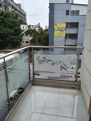 Balcony in 1 BHK Apartment at Wadgaon Sheri – for Rent