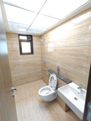 Bathroom in 3 BHK Apartment at Rahul Aston, Hinjewadi – for Rent