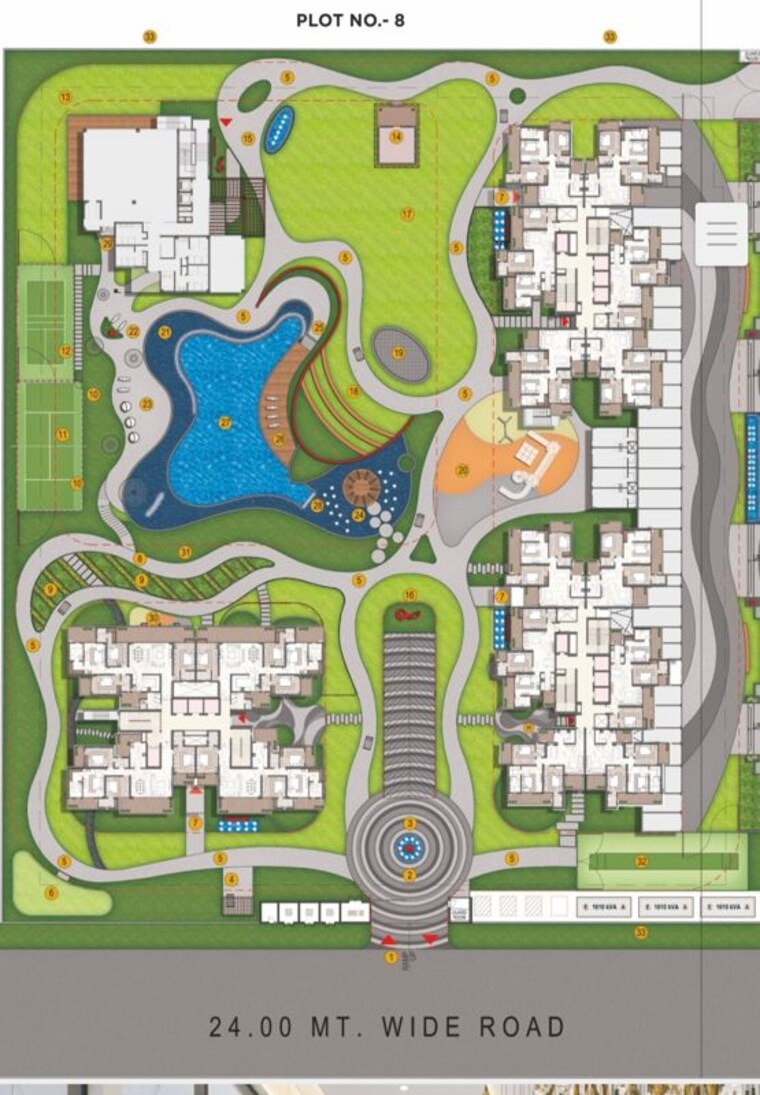 Master Plan, divyansh-green-heights 3 Bedroom 1895 Sq.Ft. Apartment In Pi I And Ii Greater Noida Greater Noida 10353643