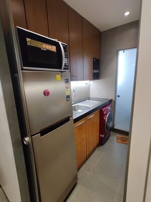 Kitchen in 1 BHK Apartment at Geeta Bhavan, Breach Candy – for Rent