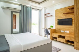 Bedroom in 1 BHK Builder Floor at Ardee City, Sector 52 – for Rent