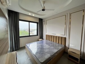Bedroom in 1 BHK Builder Floor at Sushant Lok I – for Rent