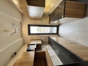 Kitchen in 1 BHK Builder Floor at Sushant Lok I – for Rent
