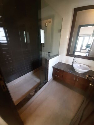 Bathroom in 4 BHK Builder Floor at Panchsheel Park – for Rent