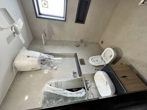 Bathroom in 1 BHK Builder Floor at Sushant Lok I – for Rent