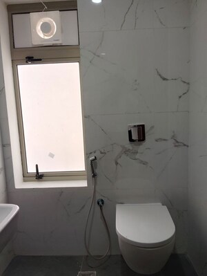 Bathroom in 3 BHK Apartment at Hallmark Treasor, Narsingi – for Rent