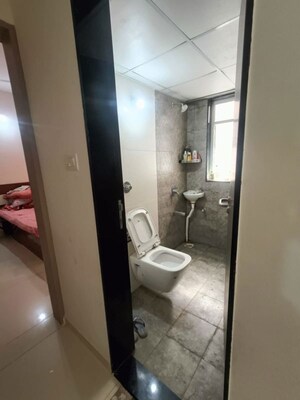 Bathroom in 1 BHK Apartment at Paranjape Trident Towers, Wakad – for Rent