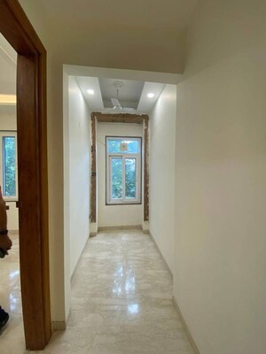 Building Lobby in 3 BHK Builder Floor at Sushant Lok I – for Rent
