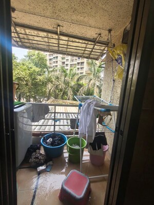 Balcony in 2 BHK Apartment at Nature Glory Apartment, Kalwa – for Sale