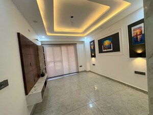 Building Lobby in 3 BHK Builder Floor at Sushant Lok I – for Rent