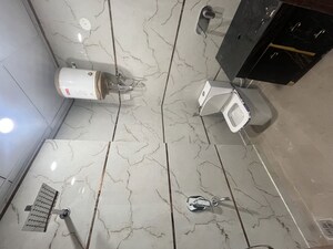 Bathroom in 1 BHK Builder Floor at Sushant Lok I – for Rent