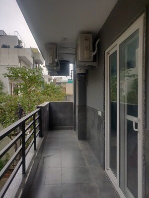 Balcony in 3 BHK Builder Floor at Sushant Lok I – for Rent