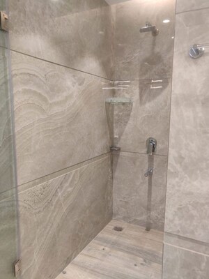 Bathroom in 3 BHK Builder Floor at Sushant Lok I – for Rent