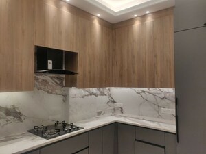 Kitchen in 3 BHK Builder Floor at Sushant Lok I – for Rent