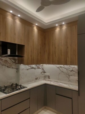 Kitchen in 3 BHK Builder Floor at Sushant Lok I – for Rent