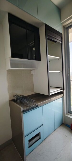 Kitchen in 2 BHK Apartment at Rosa Manhattan, Ghodbunder Road – for Rent