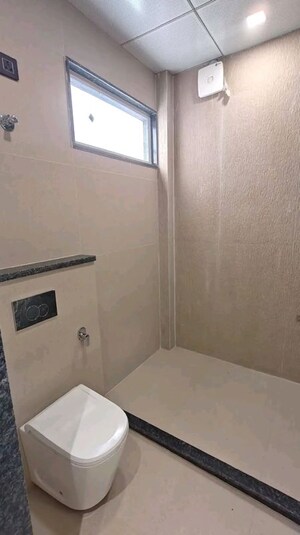 Bathroom in 3 BHK Apartment at Chattarpur – for Rent