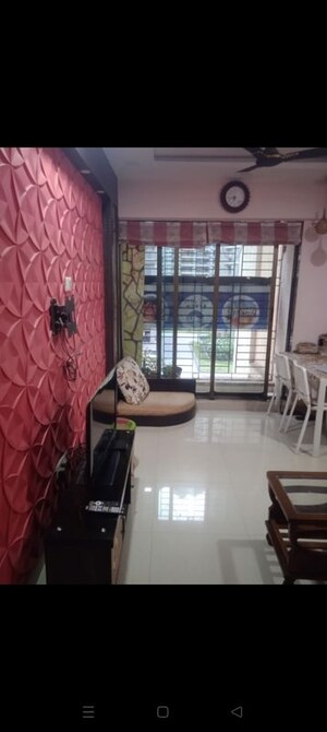 Living Room in 2 BHK Apartment at Shree Satya Shankar Residency, Manpada – for Rent