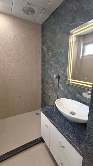 Bathroom in 2 BHK Apartment at Chattarpur – for Rent