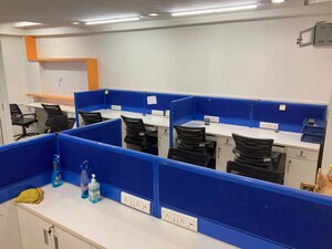 Team Area in  Office Space at Goyal Matrix, Prahlad Nagar – for Rent