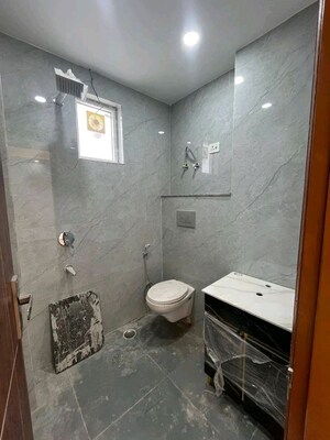 Bathroom in 3 BHK Apartment at Chattarpur – for Rent