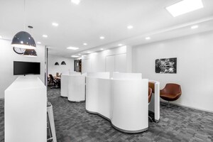 Bathroom in  Office Space at Eon Free Zone – for Rent
